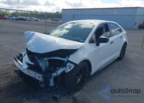 2021 Toyota Corolla Se Nightshade Edition из США, поврежденный, VIN 5YFS4MCE2MP075337